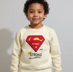 Superman Embroided Sweatshirt